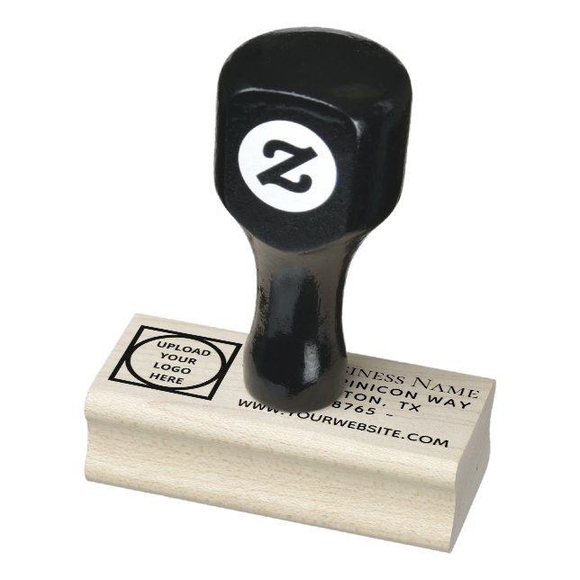 Customized Business Return Address Stamp With Logo (Stamp)