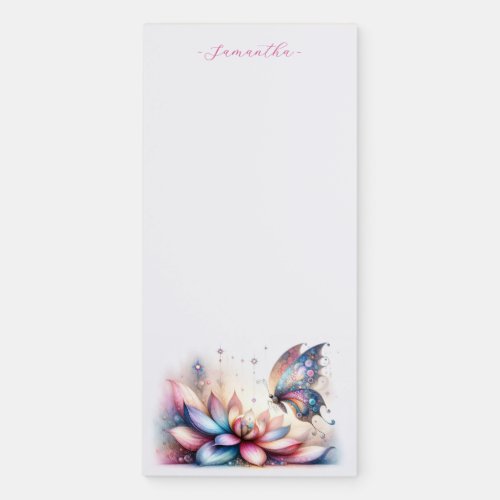 Customized Butterfly Stationery Magnetic Notepad