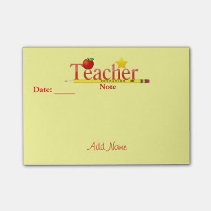 Customized By YOU Teacher Post-it® Notes