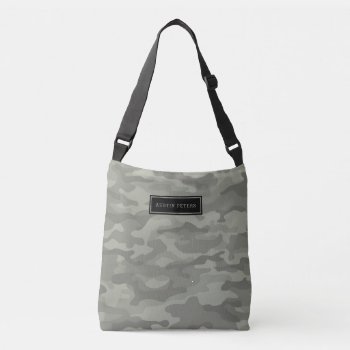 Customized Camouflage Army Print Cross Body Bag by RockPaperDove at Zazzle