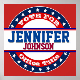 Customized Campaign Template Poster