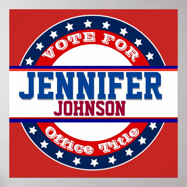 Customized Campaign Template Poster (Front)