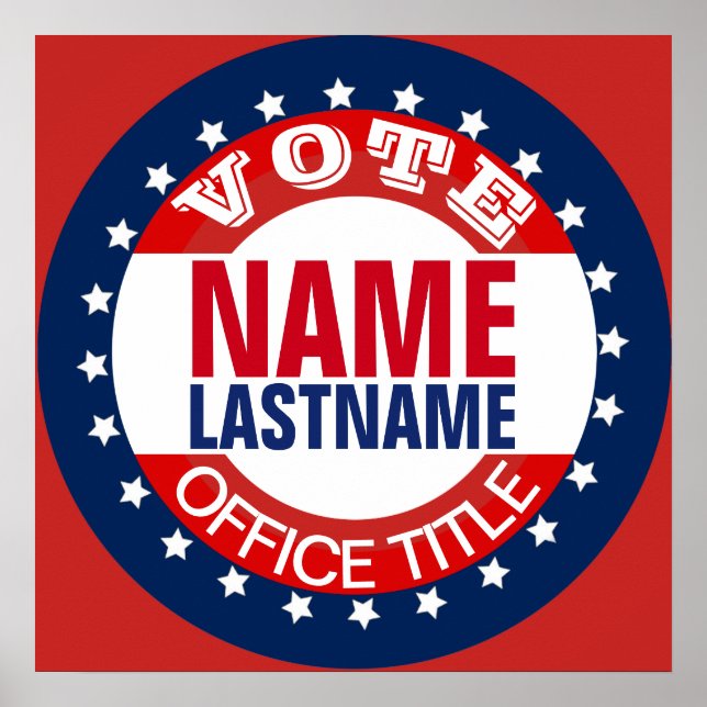 Customized Campaign Template Poster (Front)