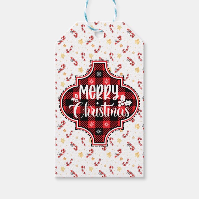 Customized Candy Wrapped Gift Tags (Front)