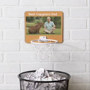 Customized Capybara Photo Mini Basketball Hoop