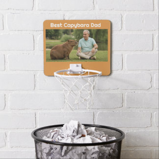 Customized Capybara Photo Mini Basketball Hoop 