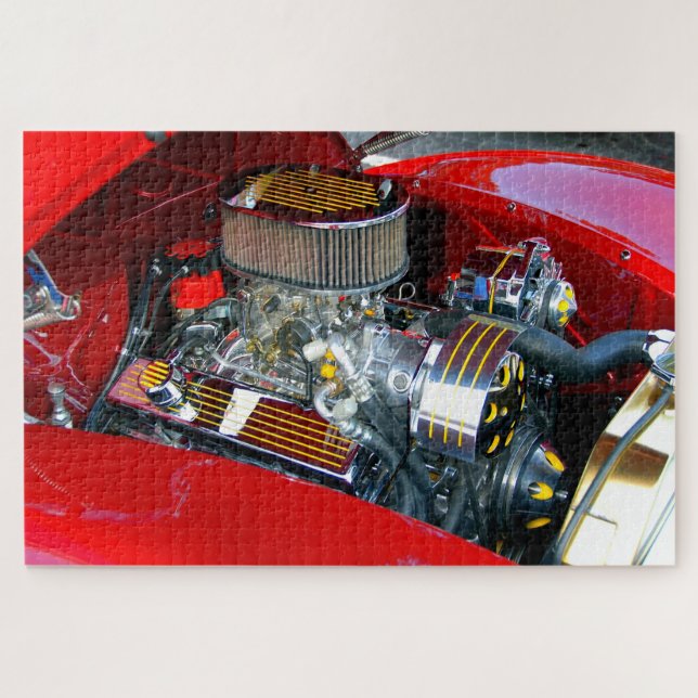 Customized Car Engine Jigsaw Puzzle (Horizontal)