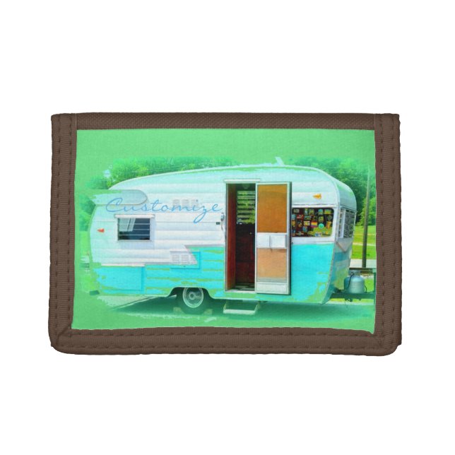 Customized caravan gypsy casa trifold wallet (Front)