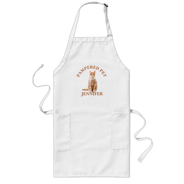 Customized  Cat Pet Groomer Apron (Front)
