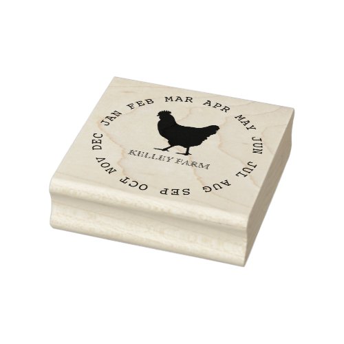 Customized Chicken Farm  Egg Carton Stamp