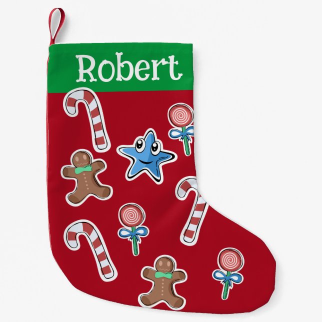 Customized Child's Christmas Stocking  (Front)