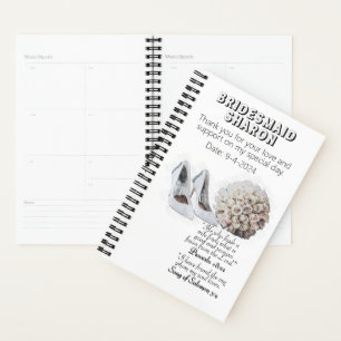 Customized Christian Faith Bridesmaid Gift  Planner