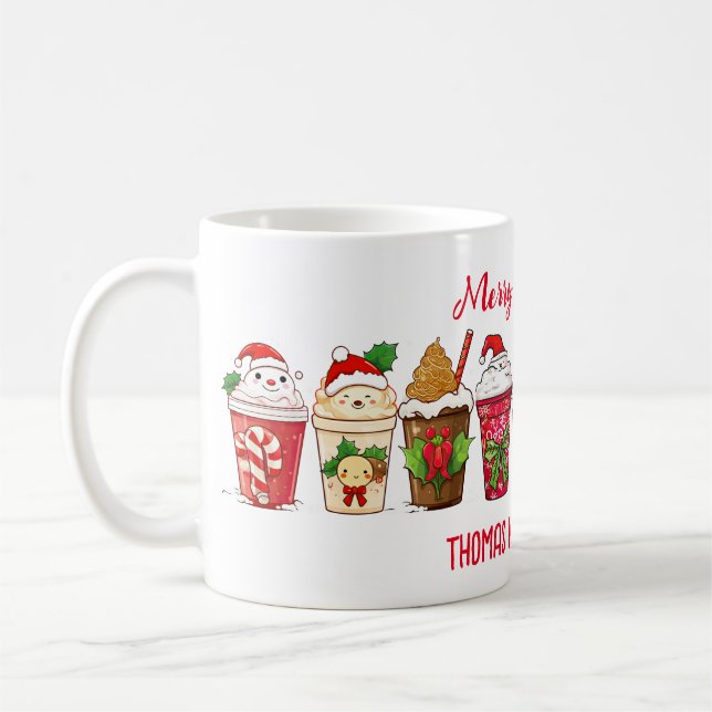 Customized Christmas Gift For Coffee Lovers  Mug (Left)