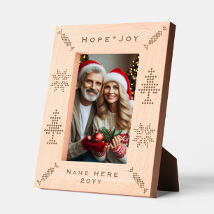 Customized Christmas Tree, Snowflake and Candy Art Engraved Frames