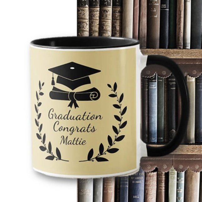 Customized, classic Congrats graduation  Mug (Creator Uploaded)