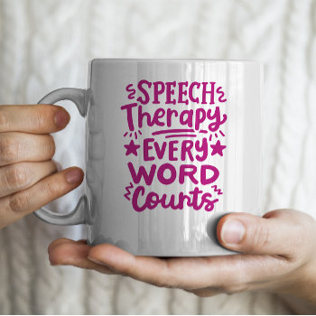 Customized Color Speech Therapist  Coffee Mug by sendsomelove at Zazzle
