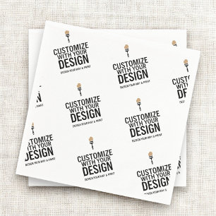 Customized Company Branded Custom Minimalist  Napkins