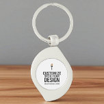 Customized Company Branded Custom Personalized  Keychain<br><div class="desc">Put your brand in their hands with this Customized Company Branded Keychain, designed with a blank area ready for your logo, business name, or custom message. Ideal for corporate giveaways, client thank-you gifts, trade shows, or employee swag, this personalized keychain combines everyday utility with professional branding. Compact, durable, and easy...</div>