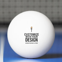Customized Company Branded Custom Personalized  Ping Pong Ball