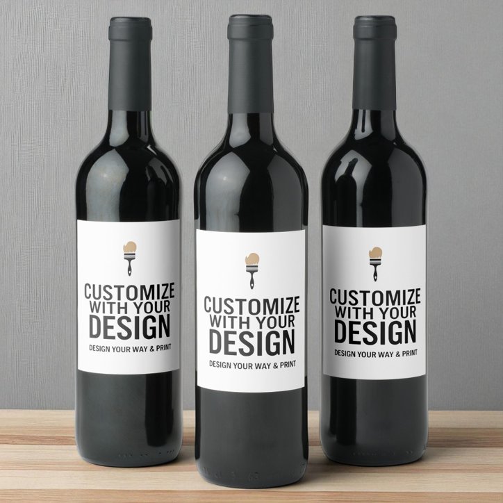Customized Company Branded Custom Personalized Wine Label