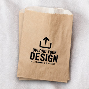 Customized Company Business Branded Kraft Paper Favor Bag