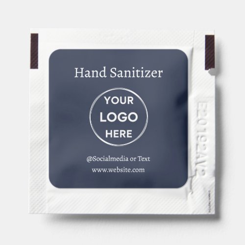 Customized Company Logo Socials  Website Address Hand Sanitizer Packet