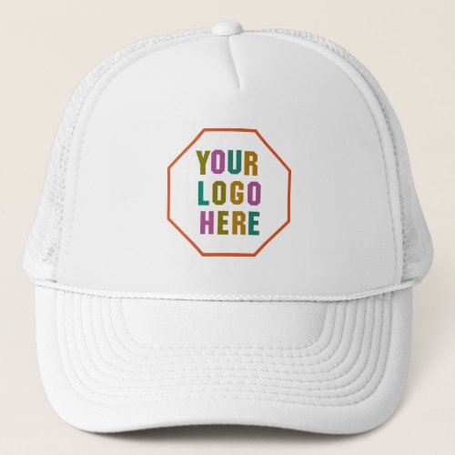 Customized company logo trucker hat