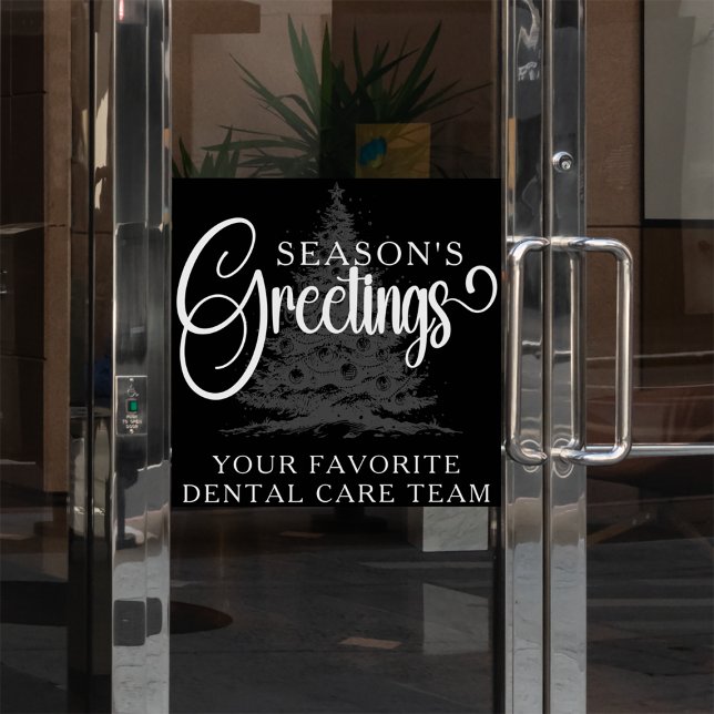 Customized Company Professional Business Christmas Window Cling (Creator Uploaded)