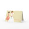 Customized Coral-Cream Be My Bridesmaid Cards