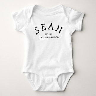 Customized Coronavirus Baby One-Piece Bodysuit