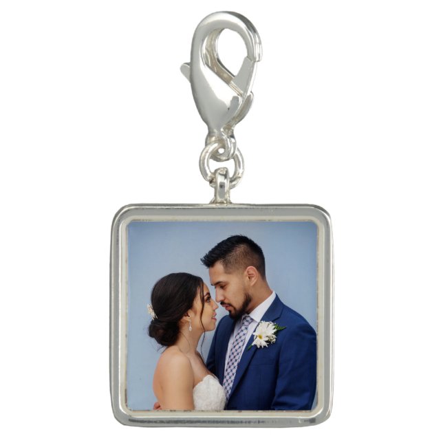 Customized Couple Wedding Photo Charm (Front)