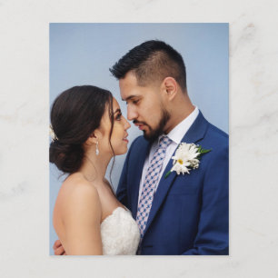 Customized Couple Wedding Photo Enclosure Card