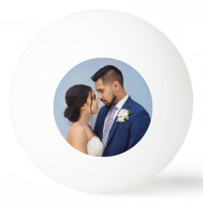 Customized Couple Wedding Photo  Ping Pong Ball