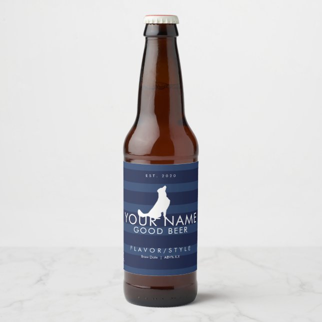 Customized Craft Beer Labels by Garage Monk (Front)