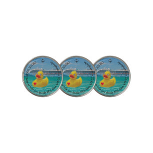 Customized Cruising Duck for grown ups Golf Ball Marker