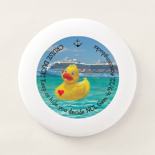 Customized Cruising Duck Wham_O Frisbee