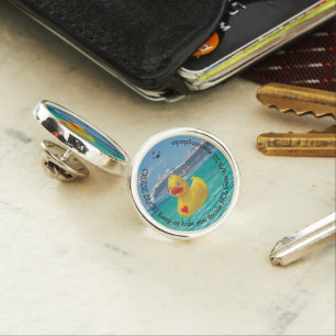 Customized Cruising Ducks for grown ups Lapel Pin
