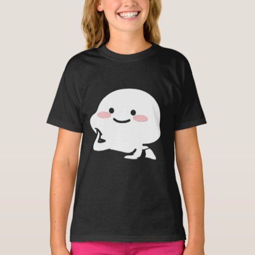 Customized Cute Illustration of Quby Sticker T_Shirt