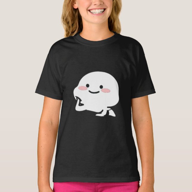 Customized Cute Illustration of Quby Sticker  T-Shirt (Front)
