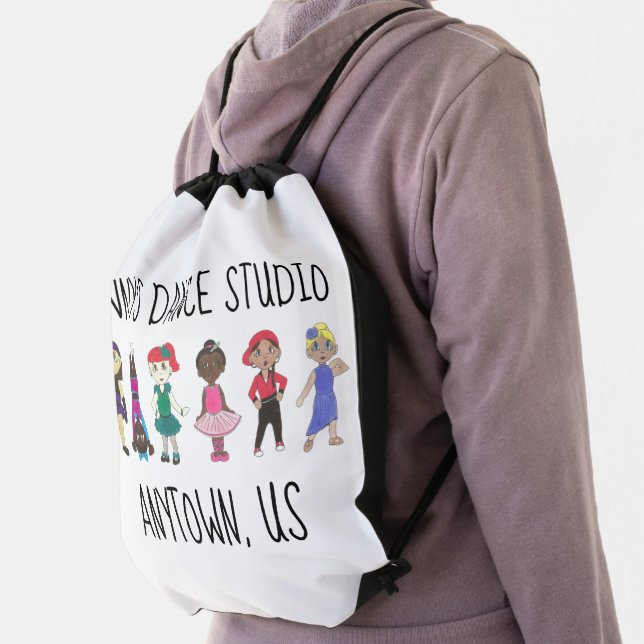Customized Dance Class School Studio Teacher Drawstring Bag (Insitu)