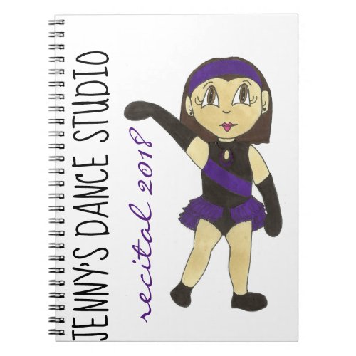 Customized Dance Studio Recital Memories Teacher Notebook