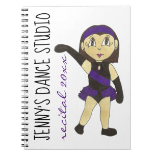 Customized Dance Studio Recital Memories Teacher Notebook