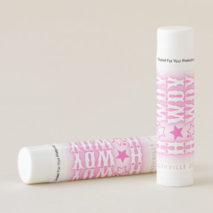 Customized Disco Cowgirl Bachelorette Lip Balm