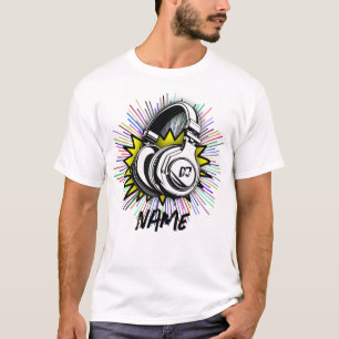 Customized DJ Gift With Name - Personalized Gift T-Shirt