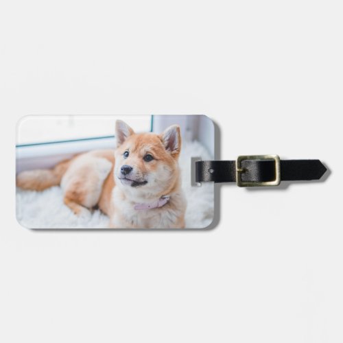 Customized Double Sided Personalized Photo Luggage Tag