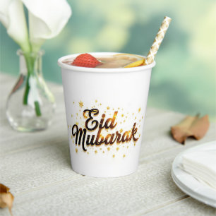 Customized Eid Mubarak Paper cups EID DECOR