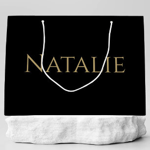 Customized Elegant Bridal Party Groomsman Wedding Large Gift Bag