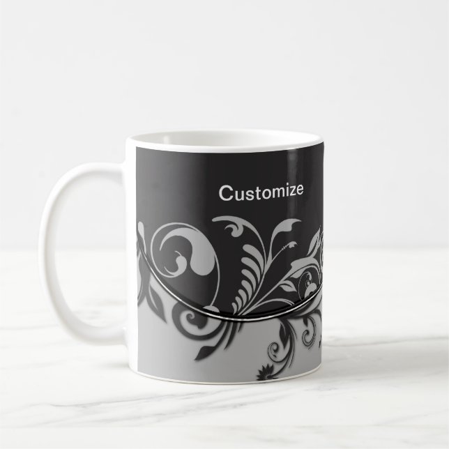 Customized Elegant Mug Coffee Mug Cup (Left)