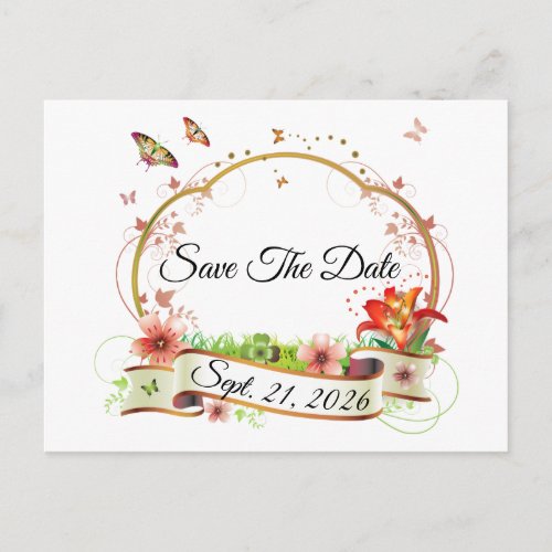 Customized Elegant Save The Date