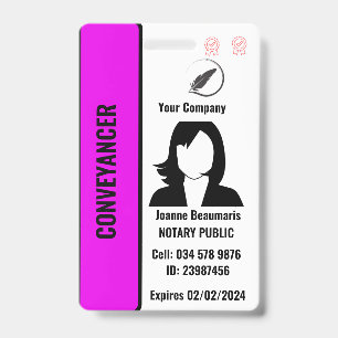 Customized Employee ID Badge